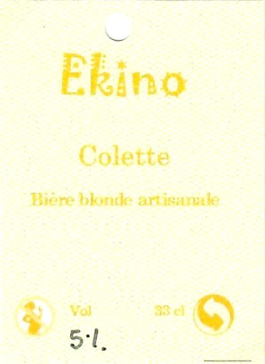 Etiquette BRASSERIE EKINO 02B