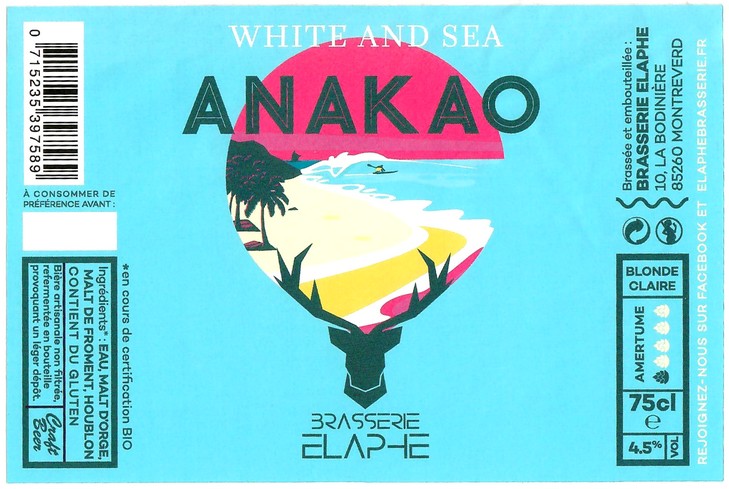 Etiquette BRASSERIE ELAPHE 02