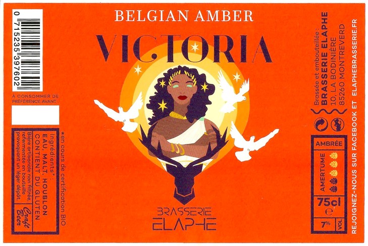 Etiquette BRASSERIE ELAPHE 04