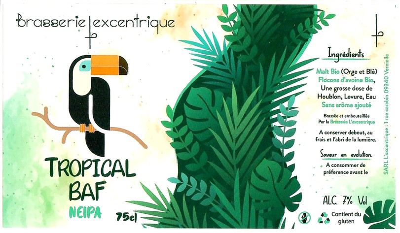 Etiquette BRASSERIE EXCENTRIQUE 10