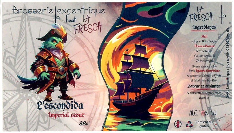 Etiquette BRASSERIE EXCENTRIQUE 11