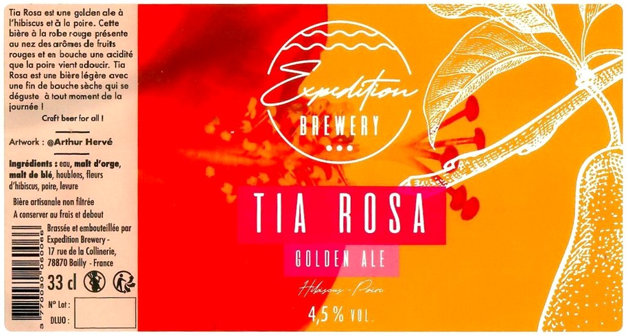 Etiquette BRASSERIE EXPEDITION BREWERY 02