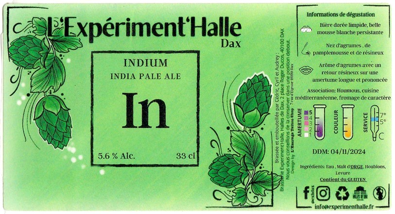 Etiquette BRASSERIE EXPERIMENTHALLE 02