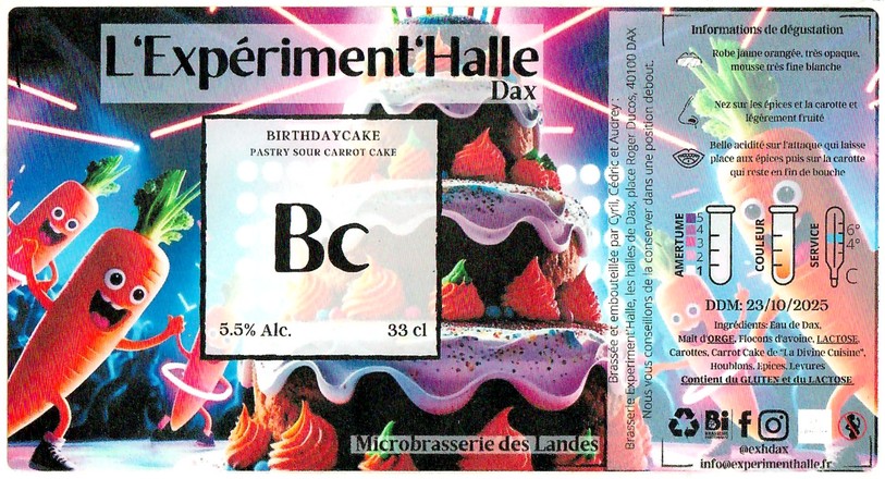 Etiquette BRASSERIE EXPERIMENTHALLE 06