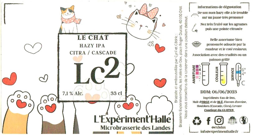 Etiquette BRASSERIE EXPERIMENTHALLE 09