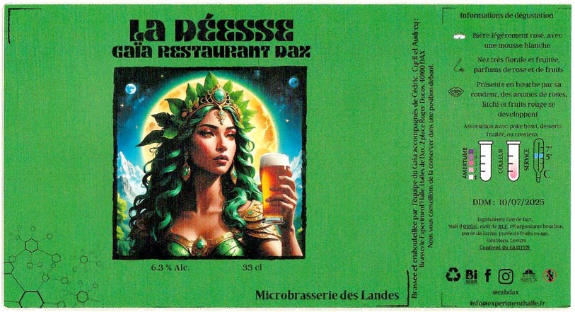 Etiquette BRASSERIE EXPERIMENTHALLE 11