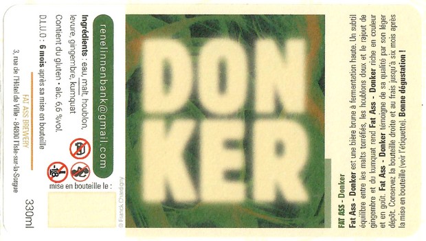 Etiquette BRASSERIE FAT ASS BREWERY 03