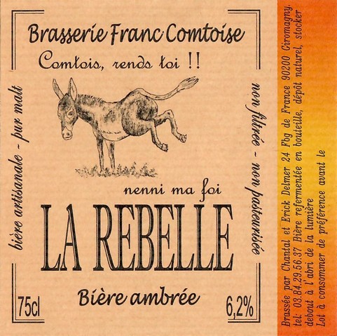 Etiquette BRASSERIE FRANC COMTOISE 01