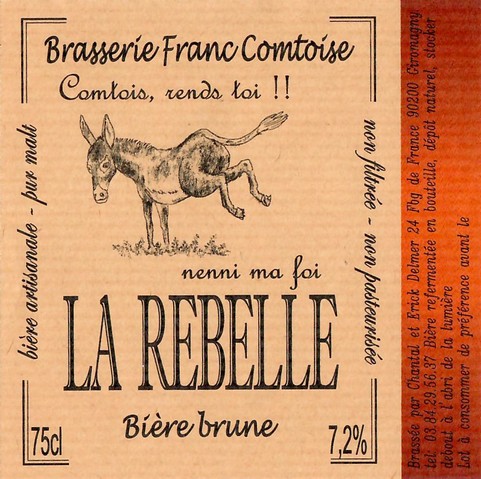 Etiquette BRASSERIE FRANC COMTOISE 02