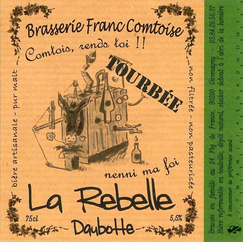 Etiquette BRASSERIE FRANC COMTOISE 12