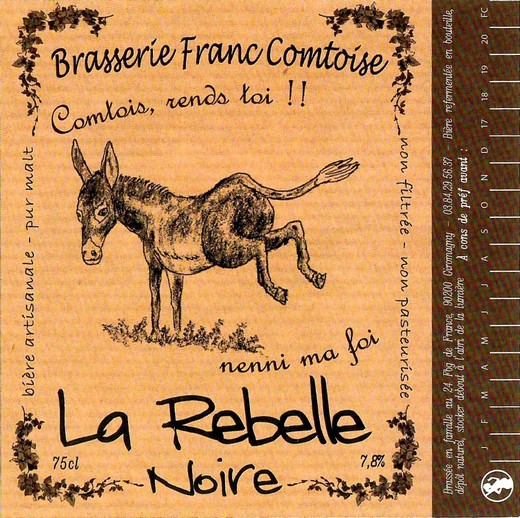 Etiquette BRASSERIE FRANC COMTOISE 14