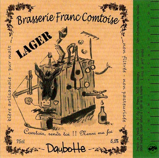 Etiquette BRASSERIE FRANC COMTOISE 15