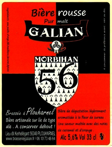 etiquette BRASSERIE GALIAN 12