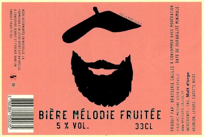 Etiquette BRASSERIE GALILEE 25