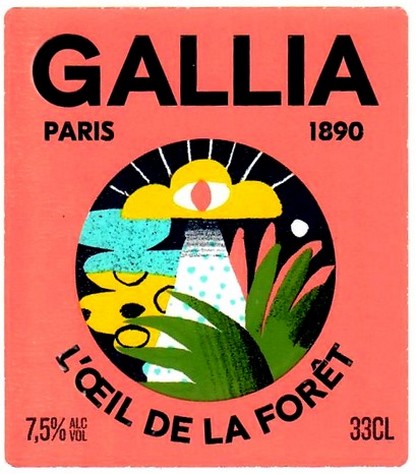 Etiquette BRASSERIE GALLIA 08