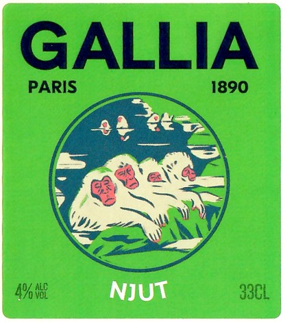 Etiquette BRASSERIE GALLIA 101