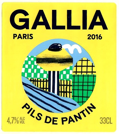 Etiquette BRASSERIE GALLIA 104