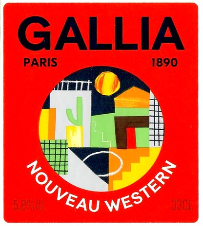 Etiquette BRASSERIE GALLIA 105