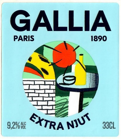 Etiquette BRASSERIE GALLIA 106