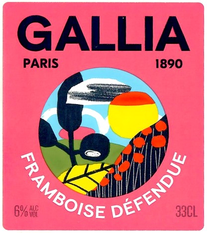 Etiquette BRASSERIE GALLIA 107