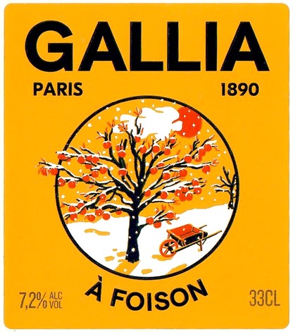 Etiquette BRASSERIE GALLIA 108