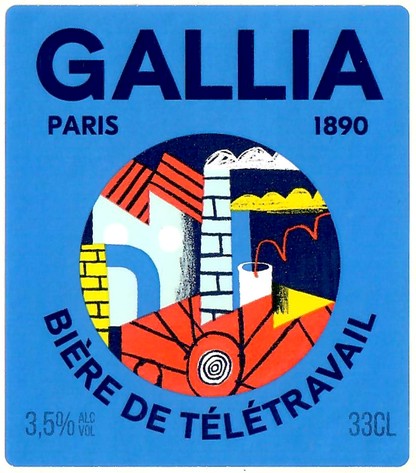 Etiquette BRASSERIE GALLIA 115