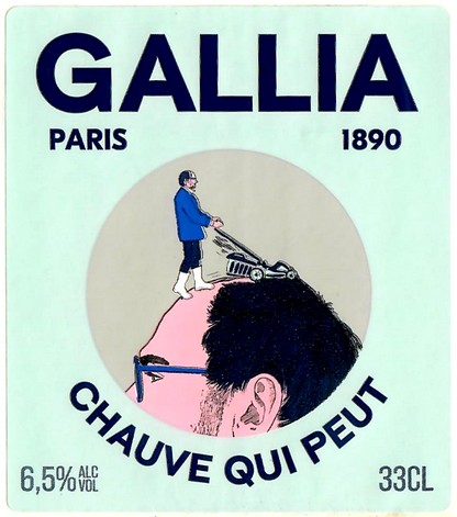 Etiquette BRASSERIE GALLIA 135