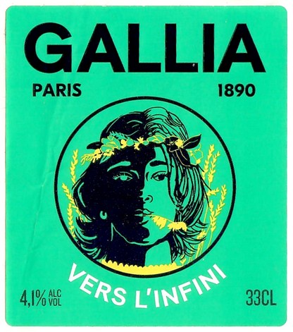 Etiquette BRASSERIE GALLIA 140