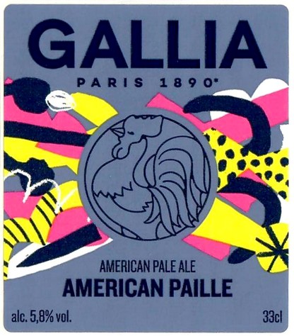 Etiquette BRASSERIE GALLIA 58