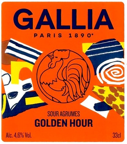 Etiquette BRASSERIE GALLIA 60