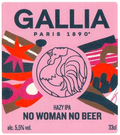 Etiquette BRASSERIE GALLIA 61