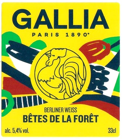 Etiquette BRASSERIE GALLIA 62