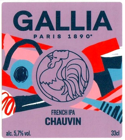 Etiquette BRASSERIE GALLIA 63