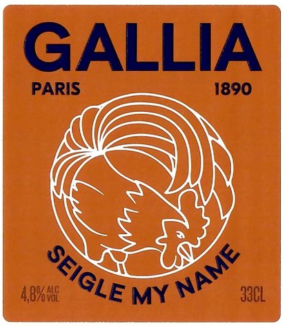 Etiquette BRASSERIE GALLIA 68