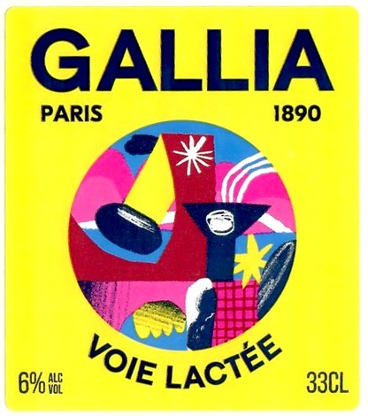 Etiquette BRASSERIE GALLIA 69