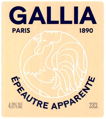 Etiquette BRASSERIE GALLIA 70
