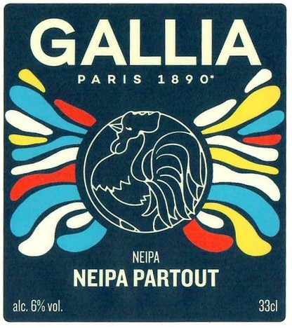 Etiquette BRASSERIE GALLIA 73