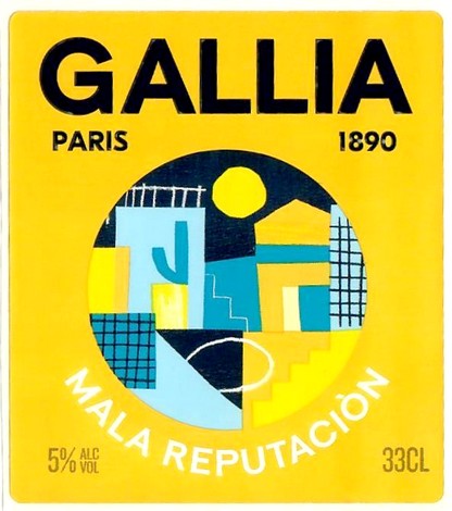 Etiquette BRASSERIE GALLIA 77