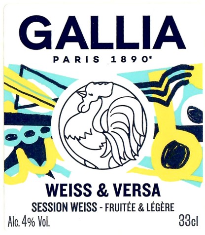 Etiquette BRASSERIE GALLIA 88