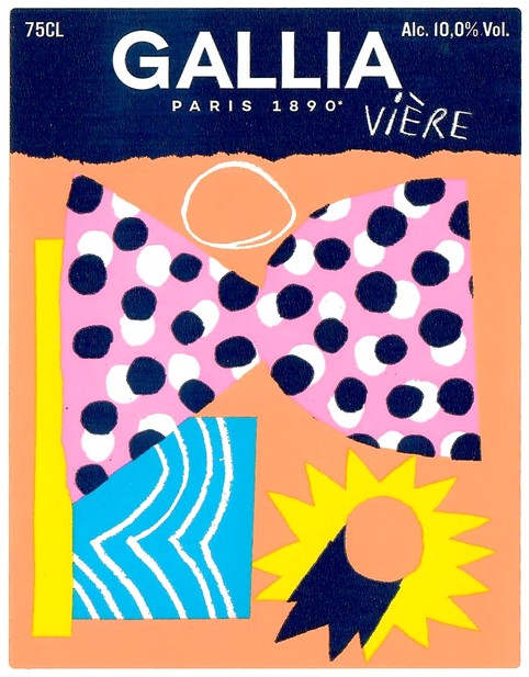 Etiquette BRASSERIE GALLIA 93