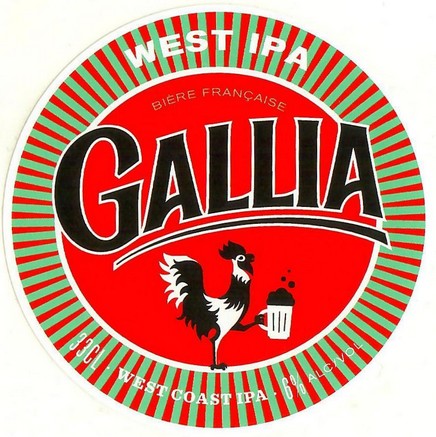 Etiquette BRASSERIE GALLIA 96