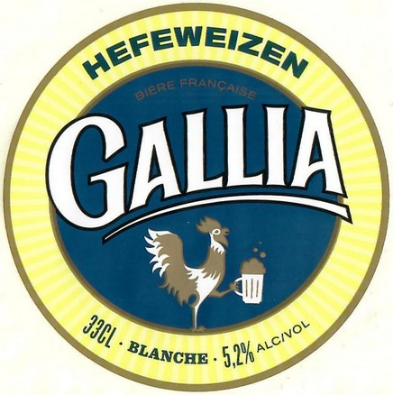 Etiquette BRASSERIE GALLIA 97