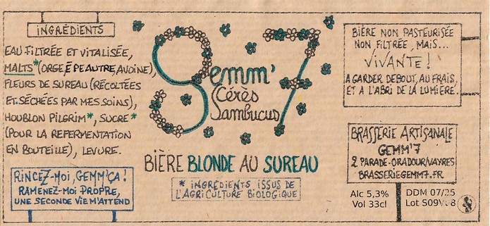 Etiquette BRASSERIE GEMM7 18