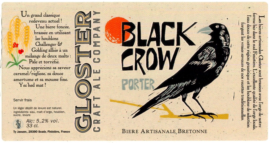 Etiquette BRASSERIE GLOSTER CRAFT ALE COMPANY 09
