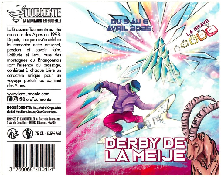 Etiquette BRASSERIE GRANDS COLS 33