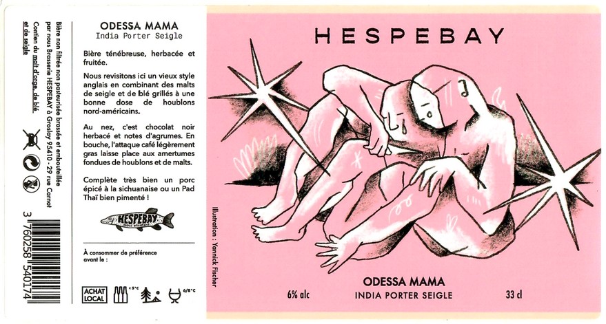 Etiquette BRASSERIE HESPEBAY 01