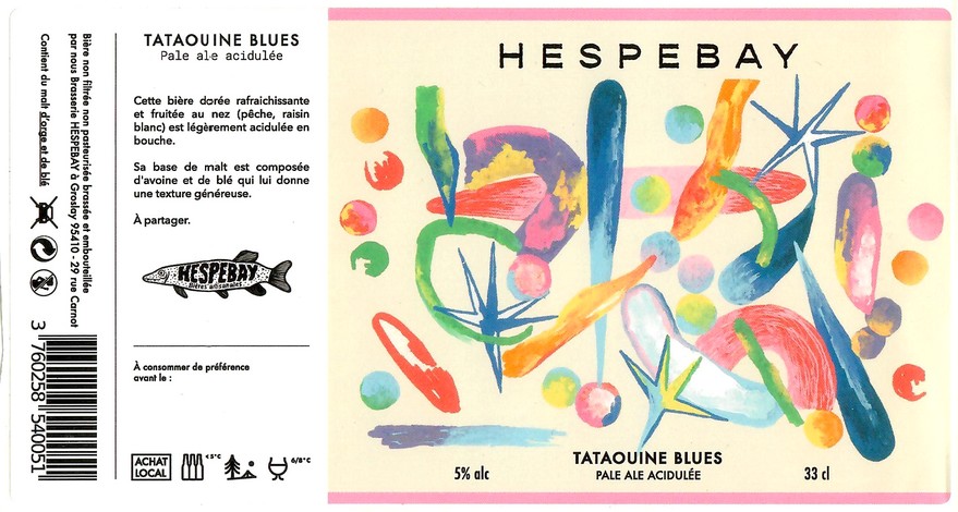 Etiquette BRASSERIE HESPEBAY 02