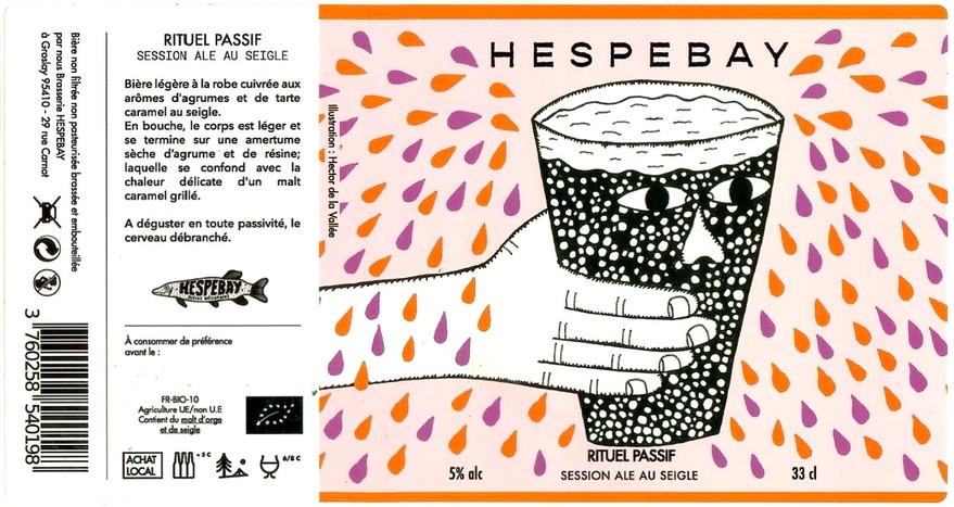 Etiquette BRASSERIE HESPEBAY 08