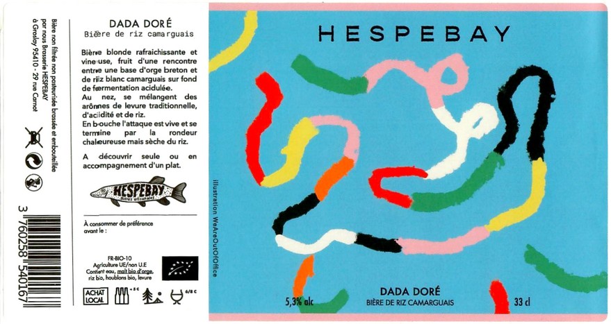 Etiquette BRASSERIE HESPEBAY 11