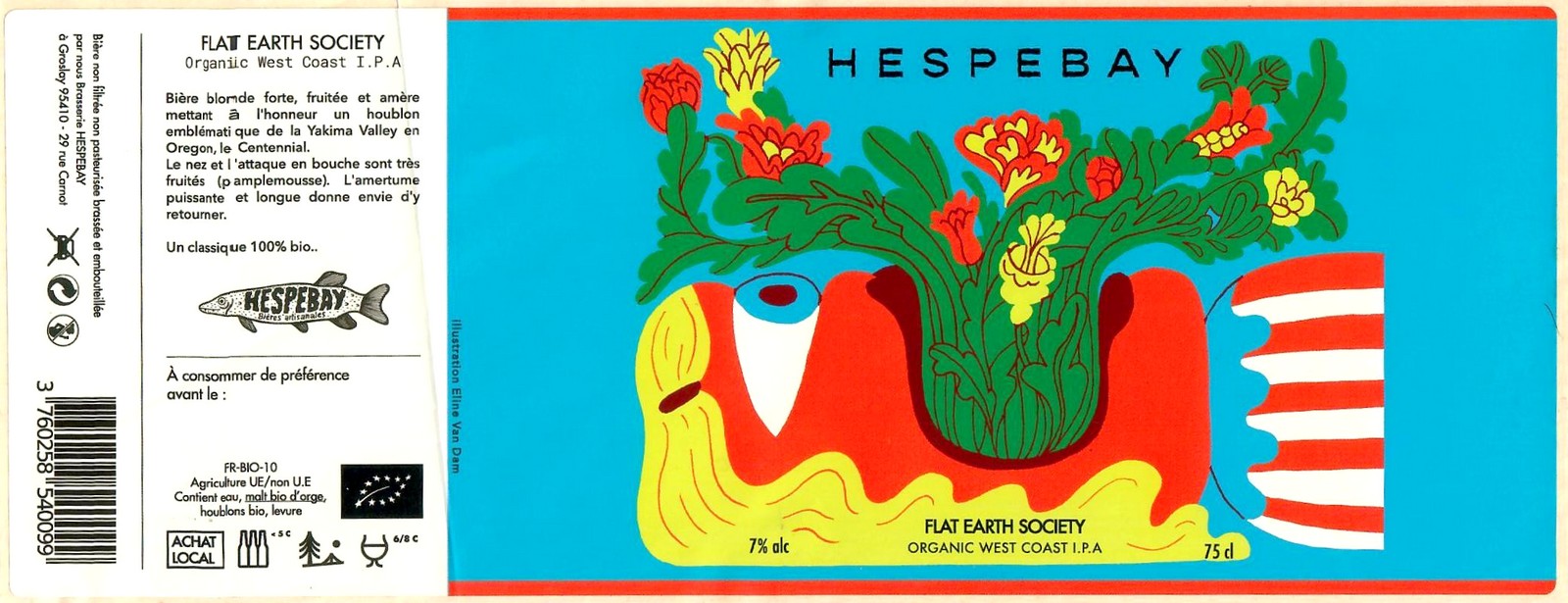 Etiquette BRASSERIE HESPEBAY 14